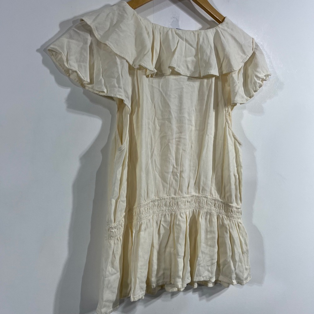Old Navy Renfair Coquette Boho‎ Festival Peplum Cottagecore Top Womens Large - Picture 5 of 9